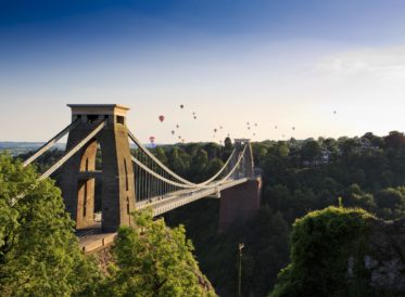 Clifton suspension bridge and Balloon Fiesta